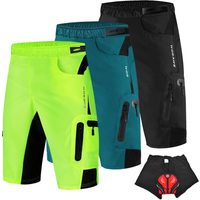AliExpress WOSAWE Men's Cycling Shorts Built-in 3D cushion Padding Loose Fit Shockproof MTB Bike Trousers Breathable with Multi Pockets