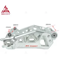 QSMOTOR & SiAECOSYS E-motorcycle Swingarm, Integrated Motor Mount Controller Slot for 3000W Electric Motorcycle