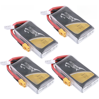 TATTU 650mAh 75C 11.1V Lipo Battery For RC Helicopter Quadcopter FPV Racing Drone Parts With XT30/XT60 3S Rechargeable Battery