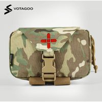 VOTAGOO First Aid Pouch for Outdoor Emergency Survival IFAK Pouch Molle Tactical Rapid Deployment Emergency Supplies Sub Pack