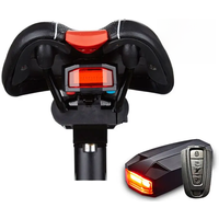 AliExpress Bicycle Rear Light + Anti-theft Alarm USB Charge Wireless Remote Control LED Tail Lamp Bike Finder Lantern Horn Siren Warning A6