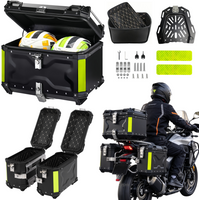 45L, 55L, 65L Aluminium Motorrad-Topcase, 38L Motorrad-Seitenkoffer, Wasserdichte Heckbox, Helmkoffer, Schnellverschluss-Motorradkoffer, Werkzeugbox