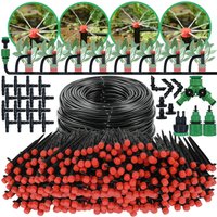 KESLA Greenhouse Drip Irrigation 1/4'' 13cm Sprinkler Garden Automatic Watering System Kit for Bonsai Pot Plant Flower Vegetable