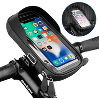 AliExpress untoom Waterproof Bicycle Motorcycle Phone Holder Bike Phone Touch Screen Bag 6.4inch Bicycle Handlebar Holder for iPhone 12Pro Samsung