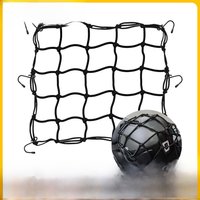 AliExpress 1pcs 40*40cm otorcycle Luggage Net Bike 6 Hooks Hold down Fuel Tank Luggage Mesh Web Bungee Black Motorcycle Bike Car Styling