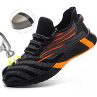 Men Work Safety Shoes Anti-puncture Protective Shoes Men Indestructible Work Shoes Men Boots Lightweight Breathable Safety Boots