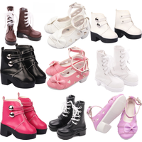 Fashion High-quality 7cm Hand Made High Heel Shoes For 1/3 BJD Dolls Cute Boots For 60cm SD Dolls Accessores Toy