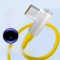 Original Xiaomi 120W 6A USB Type C gaming fast charging cable with 90 degree elbow for Mi 12 11 10 Pro Poco Redmi Note K40 Tipo