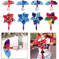 AliExpress Bike Handlebar Pinwheel for Kids Rotating Small Windmill Easy Attachment Scooter Toy Cute Decoration for Scooter Tricycle