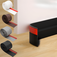 2 Pcs of Self-Adhesive Door Bottom Sealing Strip, Windproof, Soundproof, Dustproof, Insect Proof Door Seam Sealing Device