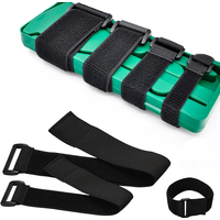 High Quality Nylon Elastic Band Customizable Hook Loop Reverse Buckle Cable Ties Straps Adjustable Magic Sticky Fastener Tape