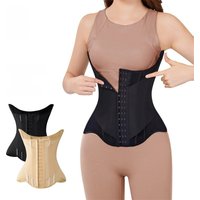 MiiOW U-shaped Waist Trainer Corset Women Shapers Breast Lifted Waist Trainer Steel Bone Slimming Breathable Women's Shapewear