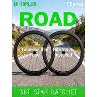 AliExpress NONE 10PLUS T Series 700c Endurance Carbon Wheelset 60mm Quick Release Disc Brake 36T Star Ratchet Smooth Rolling Road Bike