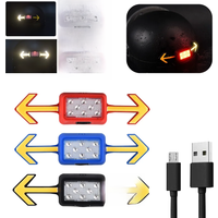 AliExpress MOJOYCE LED Bicycle Taillight Wireless Remote Control Rechargeable Night Riding Direction Indicator for Motorcycle Bicycle Safety Helmet