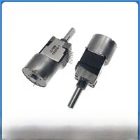 1PCS RK168 Type Motor Potentiometer Double B50K 50KB-4 B100K 100KB-4 Power Amplifier Volume Potentiometer 8Pin Shaft Length 25MM