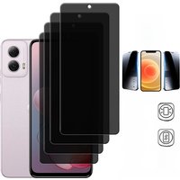 1/2/3/4Pcs For Moto G24 Power Glass Motorola Moto G24 Power Glass HD 9H Privacy Anti-Spy Glue Screen Protector Moto G24 Power