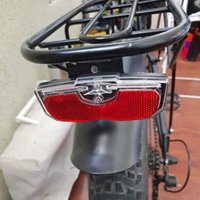 AliExpress APWIKOGER Bike Bicycle Rear Reflector Tail Light for Luggage Rack Battery Powered Reflective Taillight Bicycle Accessories