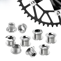 AliExpress MUQZI 5 Pair Chainring Bolts Bike Single Double Three Disc Chainring Nut Crankset Chain Ring Screw Cycling Accessories
