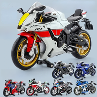 All 1:12 YAMAHA YZF-R1M S1000RR CBR 1000RR-R RSV4 GSX R1000R ZX-6R Model Toy Alloy Diecast Model Collection Boys Toys Gifts