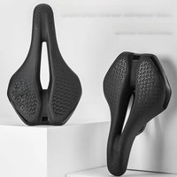 AliExpress NONE Bicycle Saddle Lightweight Non-Slip PU MTB Road Bike Saddle Shockproof Breathable Hollow Cycling Seat Cushion