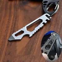 AliExpress NONE NEW MINI Multifunctional Tainless Steel Pry Bar, New Mini EDC Hex Wrench, Bottle Opener, Portable Outdoor Bicycle Repair Tool