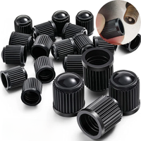 AliExpress NONE 20PCS Motorcycles Tire Valve Plastic Black Car Bike Tyre Valve Caps with O Rubber Ring Covers Dome Shape Dust Valve Moto Parts
