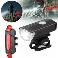 AliExpress WWPPU MTB Bike Front Lights USB LED Rechargeable Waterproof Mountain Bike Headlight Bicycle Safety Warning Light Cycling Accessories