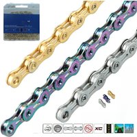 AliExpress GOLDIX NFOX X8 X9 X10 X11 X12 Speed Silver Anti rust Lightweight Mountain Road Bicycle Chain