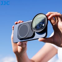 JJC 67mm Magnetic Lens Filter Mount Adapter for iPhone 17 16 15 14 Pro Max Plus Video Filter with Dual-sided MagSafe Cold Shoe
