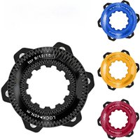 AliExpress LIXADA Aluminum Alloy Bicycle Centerlock 6-hole Adapter Bike Disc Center Lock Hub Conversion 6 Bolt Disc Brake Rotor Cycle Accessory
