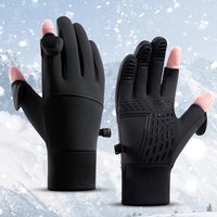 AliExpress NONE Winter Men's Women's Warm Gloves Windproof Touchscreen Gloves Outdoor Sports Cycling Fishing Skiing Running Gloves