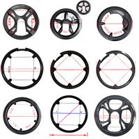 AliExpress NONE Bicycles Crankset Accessories Plastic Chain Wheel Cover Chain Guard Ring Crankset Protective Chain Wheel Cover
