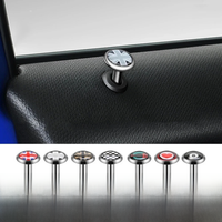 1pc Car Door Safety Metal Bolt Door Lock Button Pin Decor For MINI COOPERS S One JCW F53 F54 F55 F56 F60 R50 R55 R56 R57 R60 R61