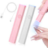 LULAA Handheld UV Light for Gel Nails Dryer LED UV Lamp Nail Polish Drying Lamp Portable Flashlight LED Lamp Mail Tools