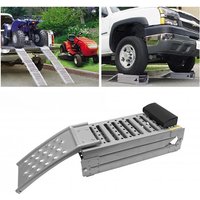 AliExpress NONE Heavy Duty Car Loading Ramps Motorcycle Ramp For ATVs UTVs For Pickup Trucks Triple Fold Portable Dirt Bike Ramp