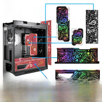 ASUS GX601 Case Lighting Panel Kit ARGB Laser Engraved Lighting Plate ROG Strix Helios Refit Custom PC MOD Gabinete Shroud