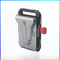 SmallRig Mini V Mount Battery Plate, V-Lock Mount Battery Plate with Belt Clip for Camera Power Supply - 2990