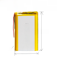 1-12pcs 3.7V Lipo Lithium Batteries 1260100 10000mAh Li polymer Battery For Tablet DVD Bluetooth speaker Mobile power powerbank