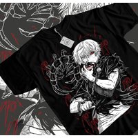 Tokyo Ghoul T-Shirt Ken Kaneki T-Shirt Japanaise Manga Anime Tshirt Tee All Size y2k clothes t shirt women women t shirt