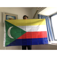 SKY FLAG Comoros flag 90*150cm hanging polyester Union of the Comoros Flag For home Decoration