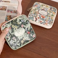 New PVC Sanitary Pads Bag Large Capacity Multipurpose Cosmetic Bag Mini Data Cables Organizer