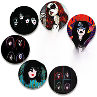 Rock Band Kiss Brooches Enamel Pins Fashion Jewelry Accessoris Singer Brooch for Backpack Clothe Decoration Lapel Badge Gifts