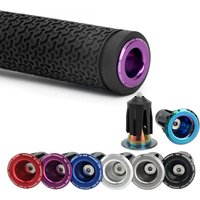 AliExpress riderace 1 Pair Bike Handlebar End Plugs Aluminum Alloy Mountain Road Bicycle Handlebar End Cap Multi-color Cycling Handlebar Accessories