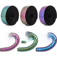 AliExpress NONE 2pcs Chameleon Color Road Bike bar Tape EVA PU Bicycle Handlebar Tape Breathable Sweat Anti-Skid Shock Absorber Wrap Tape 2150mm