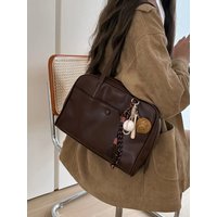 JIAERDI Retro Coffee Shoulder Bags Wallet Women Pu Leather Soft Bagutte Bag Female Large Capacity Tote Bag Handbag Сумка Женская