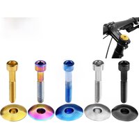 AliExpress Wanyifa Titanium Bolt M6x35mm & Titanium Bowl Cover Top Cap Set for 1-1/8