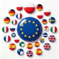 2026 7 linie egygold Oscams Polska Slovakia Italy flag Clines colorful Europe Poland Germany 4k flag Indoor Outdoor Oscam flags