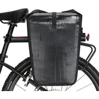 AliExpress West Biking WEST BIKING Waterproof Bicycle Rear Bag 25L Large Capacity Luggage Rack Side Bag Expandable Cycling Travel Bag Men Shoulder Bag