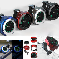 AliExpress sikeo Universal 22-28mm Waterproof Motorcycle Bike Handlebar Clock Mount Watch Time Aluminum Clock With Buckle High-grade Chrome Table