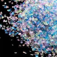AliExpress AGCFABS 20/50g Glass Crushed Stone Irregularity Crystal Gravel Filling For DIY Epoxy Resin Mold Filler Crafts Decorative Nail Art Filler